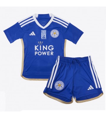 Leicester City Primera Equipación Niños 2023-24 Manga Corta (+ Pantalones cortos)